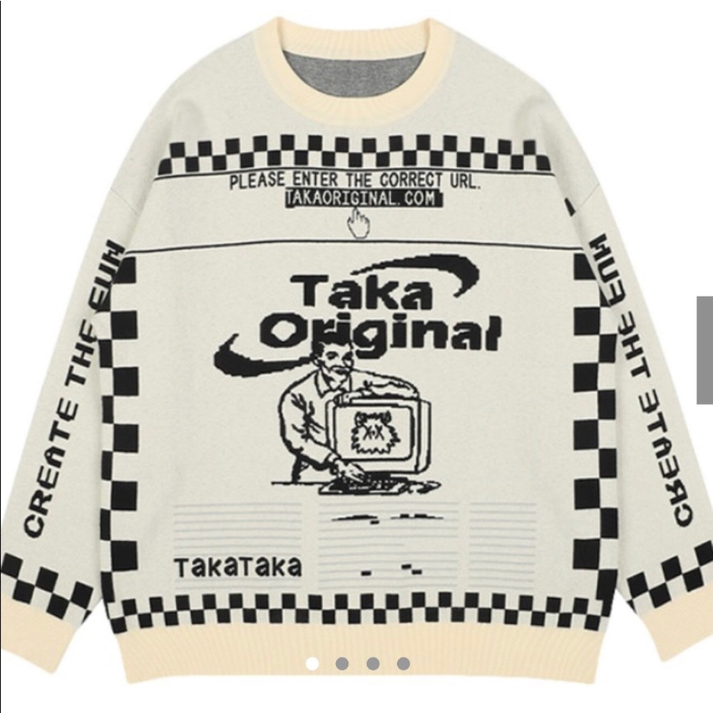 Taka Original 20AW Moody Bob Mosaic Knit Jumper